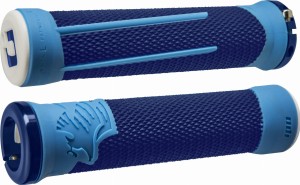 ODI AG 2 LockOn Grip blue-light blue, 135mm