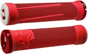 ODI AG 2 LockOn Grip red-fire red, 135mm