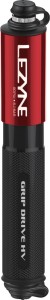 Lezyne Hand Pump Grip Drive HV small red 18,6cm 1-MP-GRIPHV-V1S11