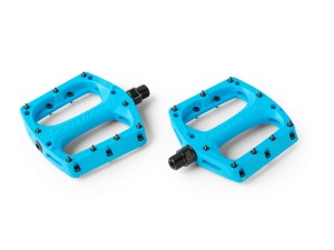 Pedały plastikowe z metalowymi pinami Drift niebieskie