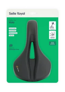 Siodło Selle Royal VAIA Moderate, żel, unisex, w zestawie MULTI TOOL 9 SYSYTEM ICS