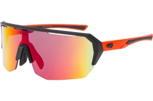 OKULARY GOG BRAGI czarny/neonowy pomarańczowy matowy