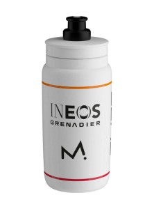 Elite Bidon FLY Teams 2025 Ineos White 550ml