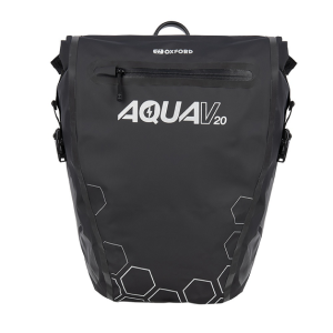 OXFORD Aqua V 20 Single QR Pannier Bag Black