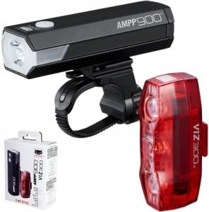 Zestaw lamp CATEYE AMPP 900 HL-EL089RC / TL-LD810 VIZ300 USB-C